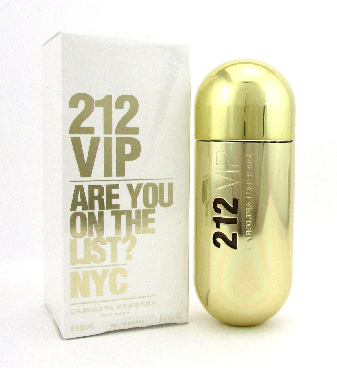 212 VIP by Carolina Herrera EDP Spray 2.7 oz. for Women. New Damaged Box