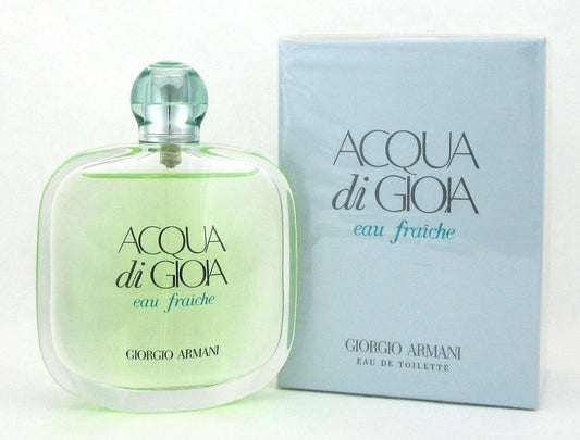 Giorgio Armani Acqua di Gioia Eau Fraiche EDT 3.4 oz.Women *Damag.Box