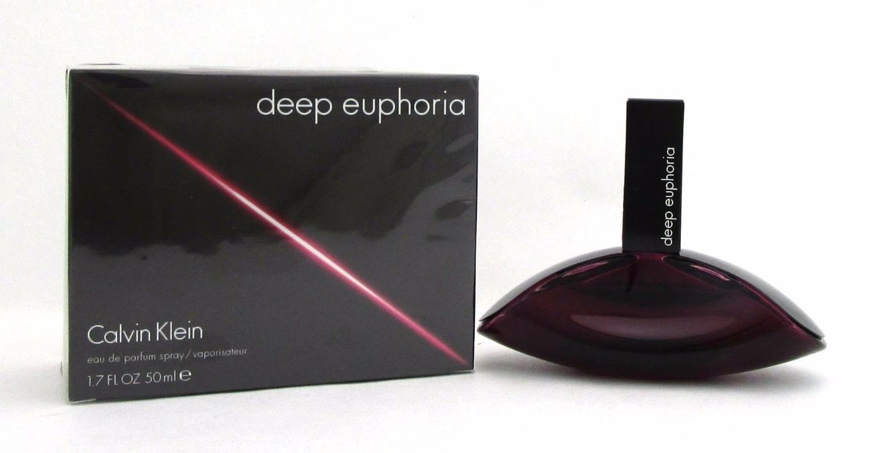 Deep Euphoria by Calvin Klein EDP Spray 1.7 oz./ 50 ml.*Damaged Box