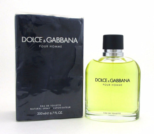 Dolce & Gabbana Pour Homme Eau de Toilette Spray 6.7 oz.*Damaged Box