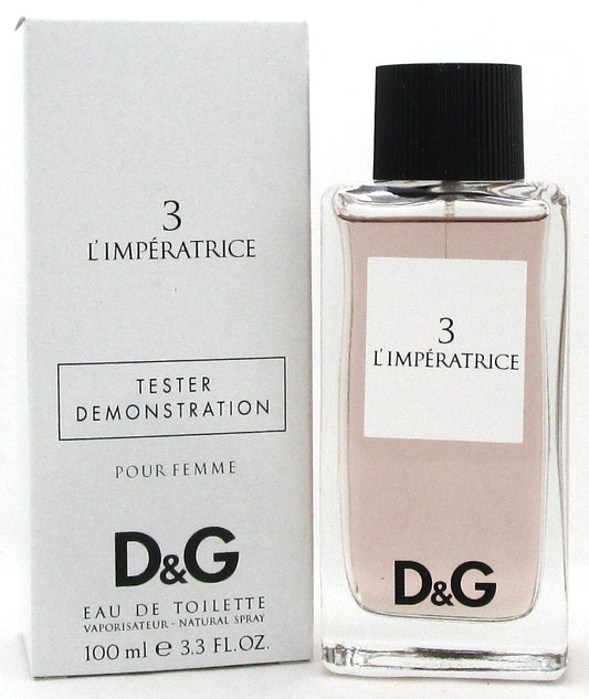 3 L'Imperatrice Pour Femme Perfume by Dolce&Gabbana 3.3 oz. EDT Spray NEW Tester
