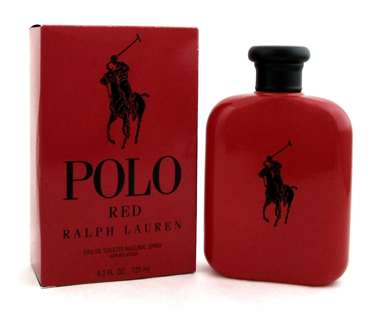 Polo Red by Ralph Lauren Cologne 4.2 oz. EDT Spray for Men. New. Damaged Box.