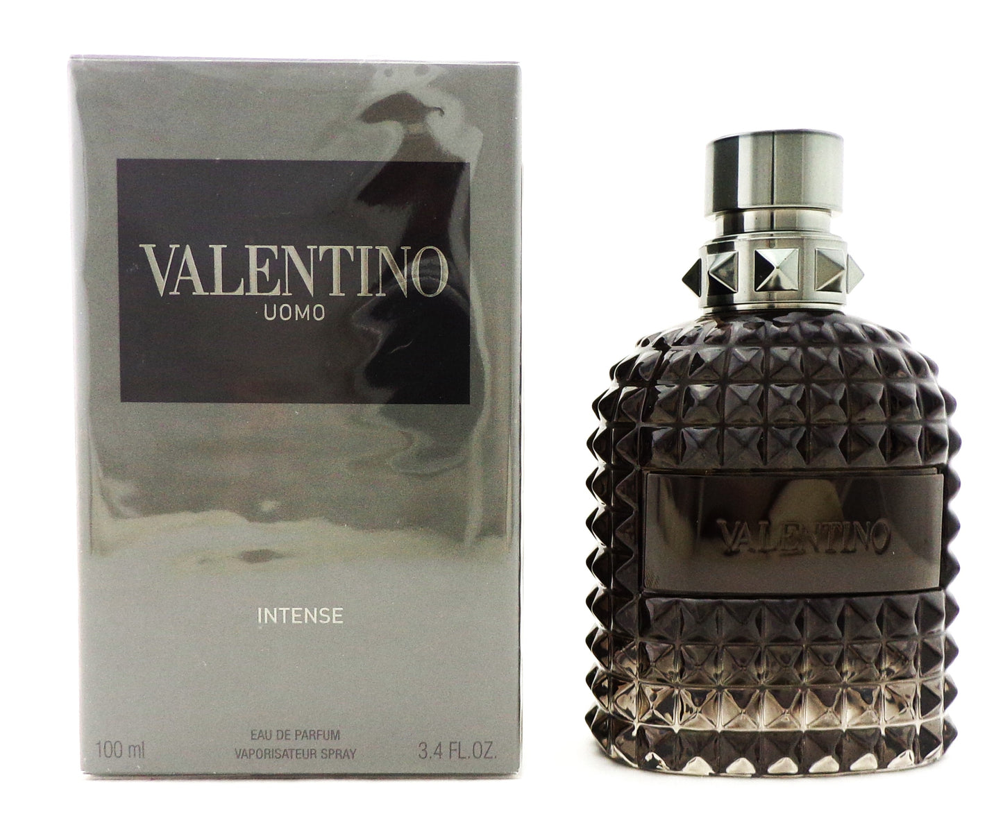 Valentino Uomo INTENSE by Valentino 3.4 oz. EDP Spray for Men. New DAMAGED Box