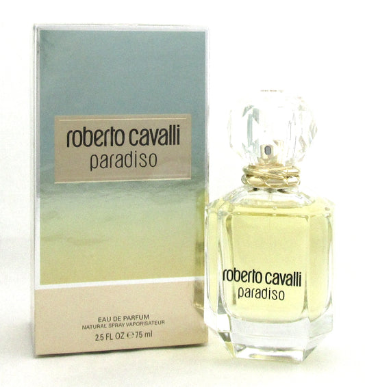 Roberto Cavalli Paradiso 2.5 oz.EDP Spray for Women. Brand New. Damaged Box.