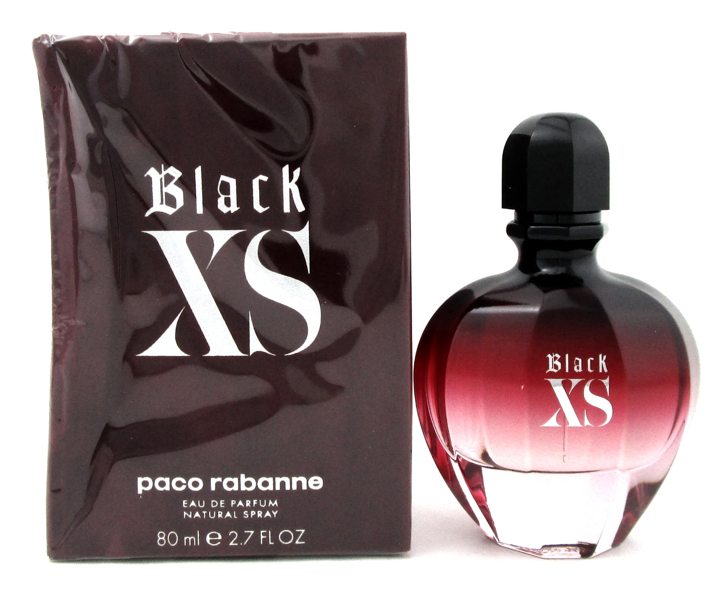 Black XS by Paco Rabanne 2.7 oz. EDP Spray for Women. New in DAMAGED Box