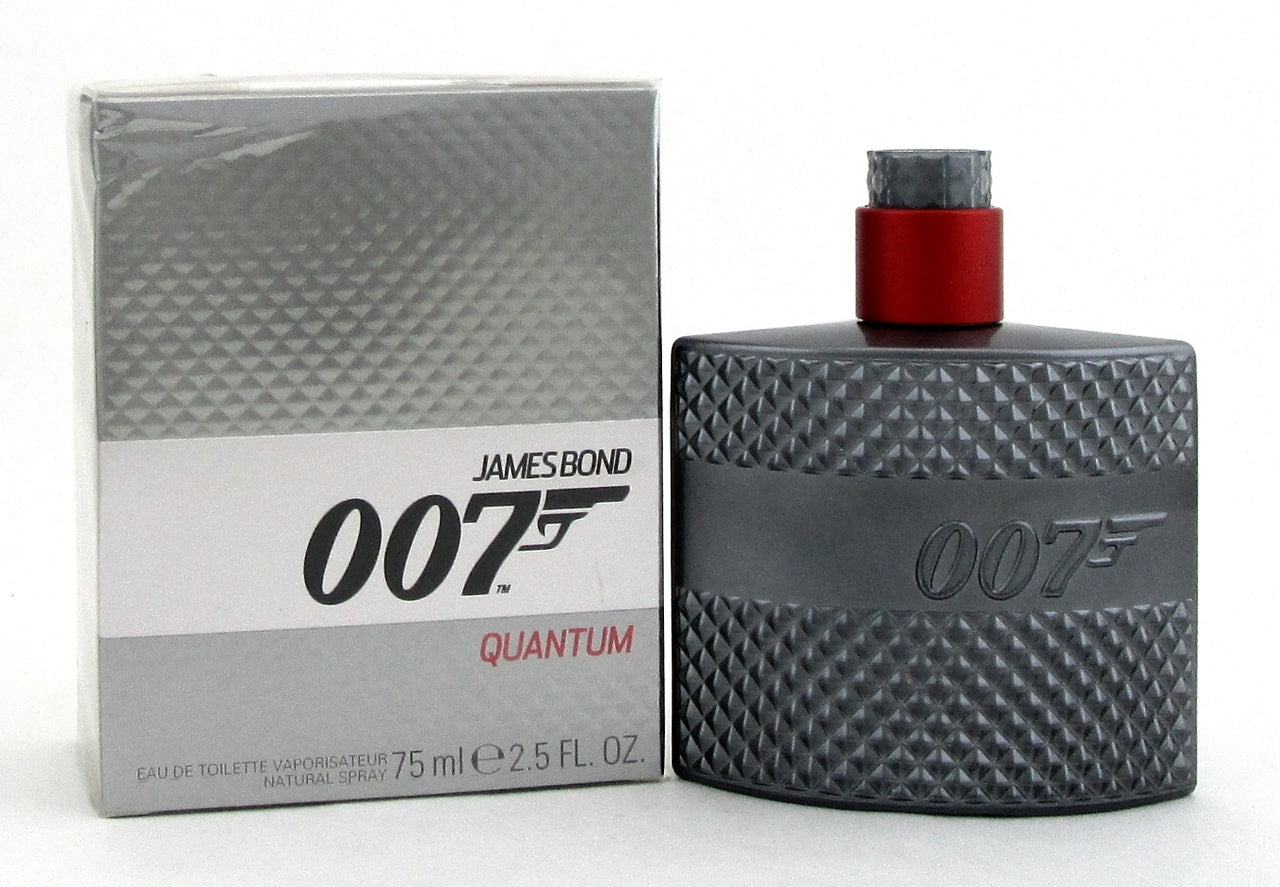 007 Quantum by James Bond for Men 2.5oz./ 75ml. EDT Spray.New Sealed Damaged Box