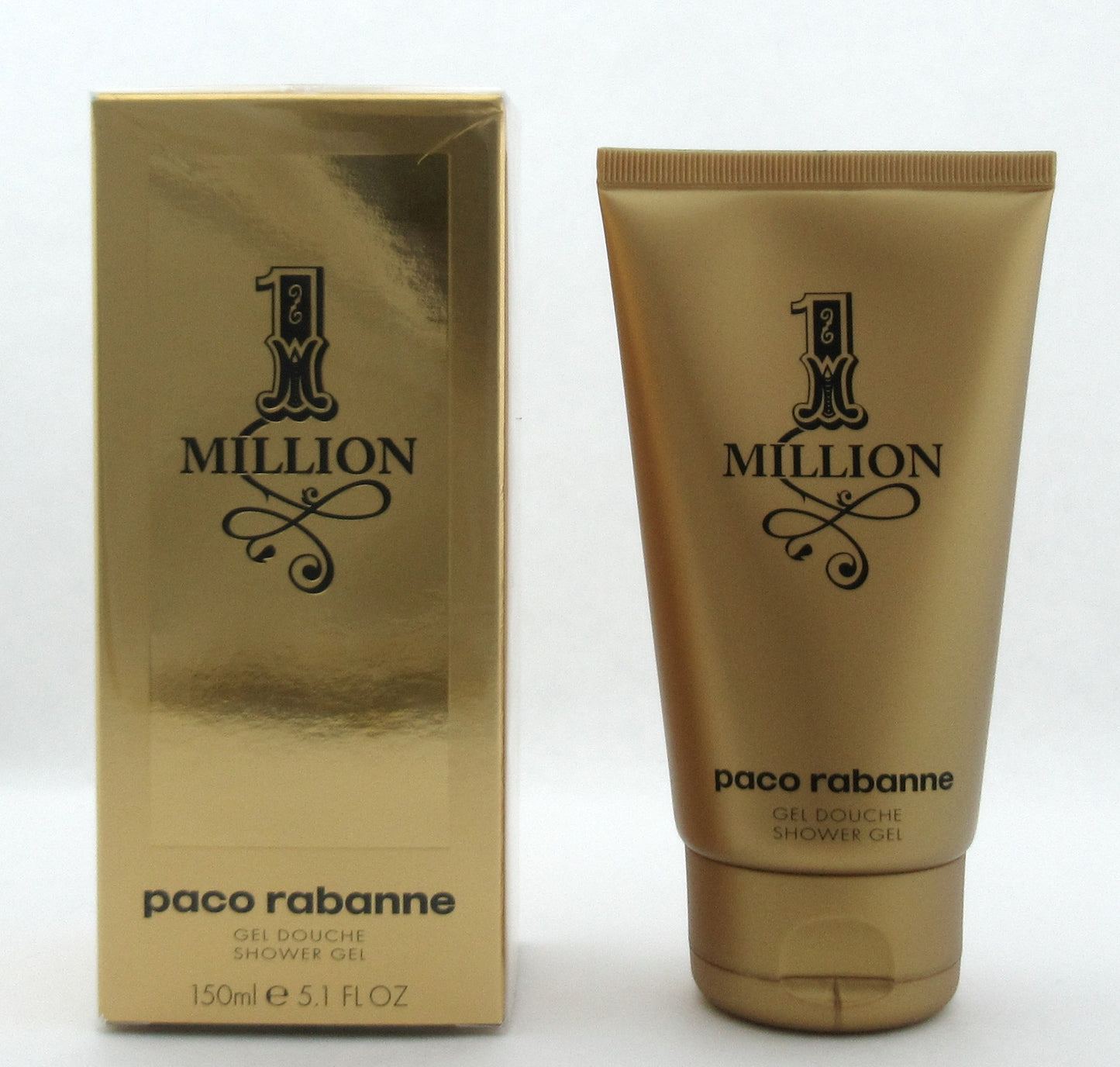 1 Million by Paco Rabanne Shower Gel for Men 5.1 oz./ 150 ml. New Damaged Box