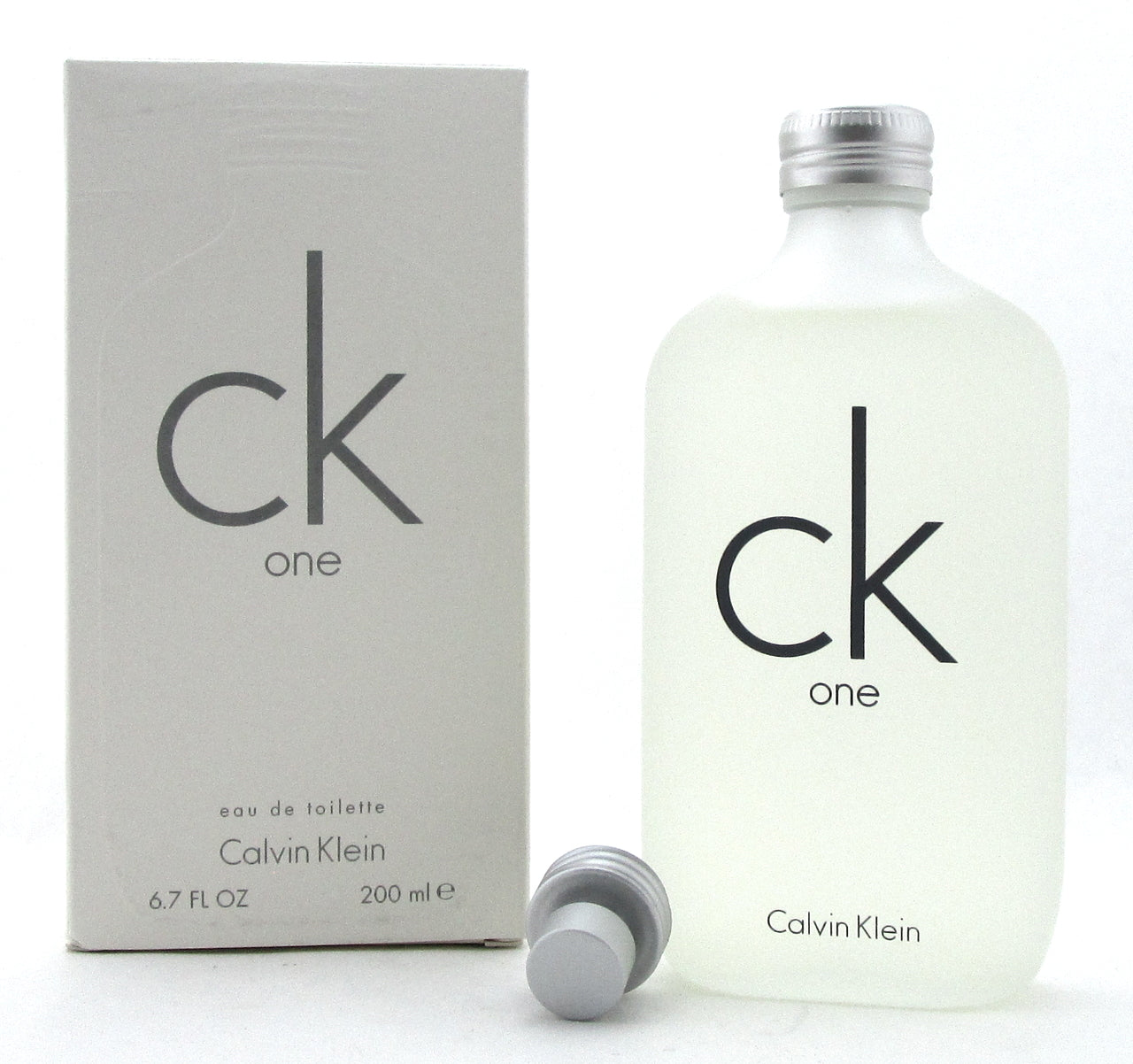 CK One by Calvin Klein  6.7 oz. Eau de Toilette Spray Unisex. New. DAMAGED Box
