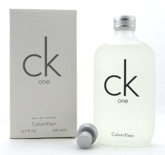 CK One by Calvin Klein  6.7 oz. Eau de Toilette Spray Unisex. New. DAMAGED Box