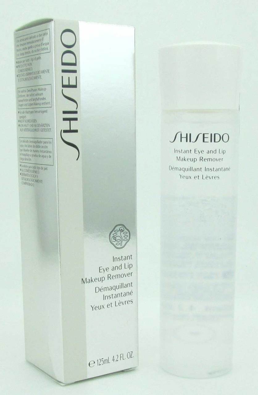 Shiseido Instant Eye and Lip Makeup Remover 4.2 oz/125 ml*Damaged Box