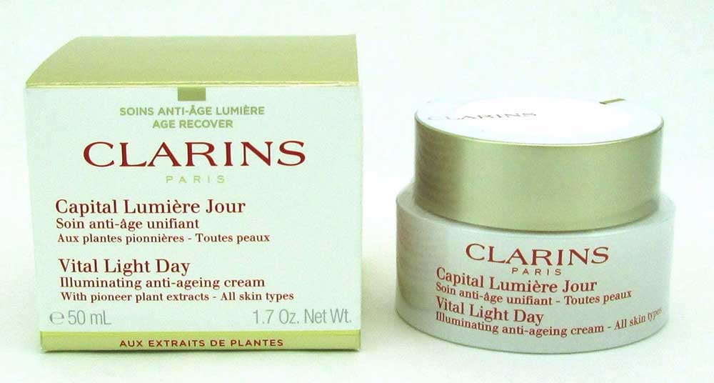 Clarins Vital Light Day Illuminating Anti-Aging Cream1.7 oz/50 ml NIB