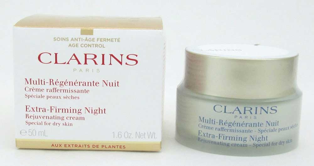 Clarins Extra Firming Night Rejuvenating Cream S/Dr 1.6oz Damaged Box