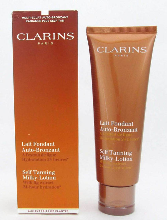 Clarins Self Tanning Milky-Lotion w/Fig Extract 125 ml Damaged Box