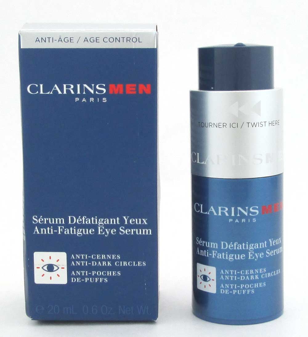 Clarins Men Anti-Fatigue Eye Serum 0.6 oz./20 ml New Pack Damaged Box