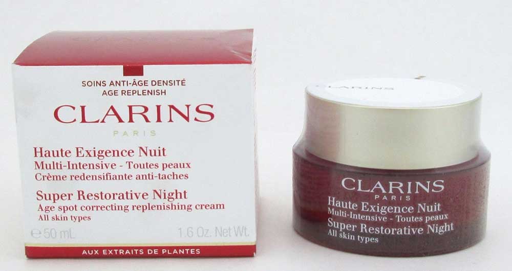 Clarins Super Restorative Night Cream All Skin T. 1.6 oz*Damaged Box