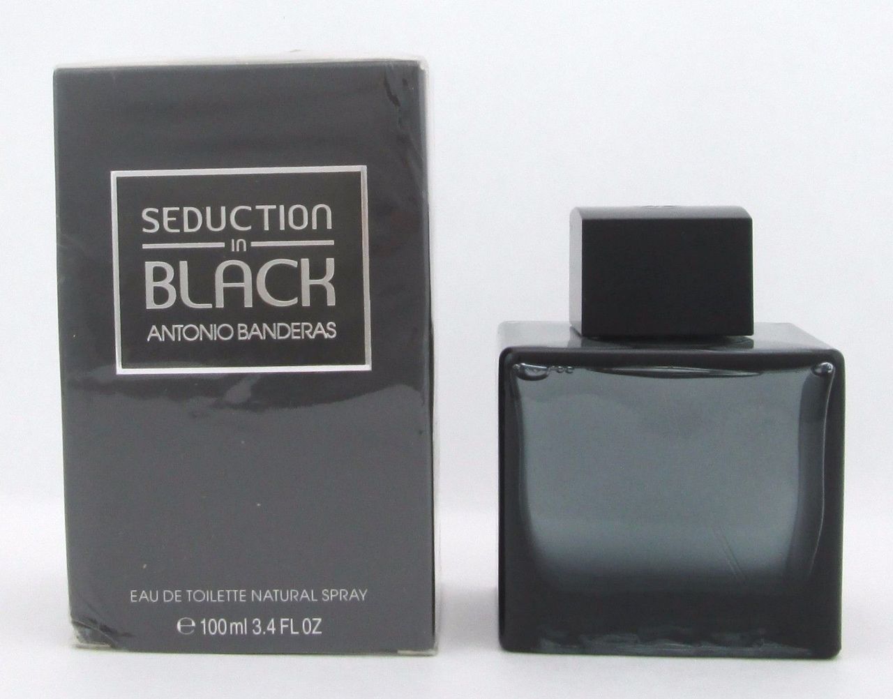 Antonio Banderas Seduction In Black EDT Spray Men 3.4 oz*Damaged Box