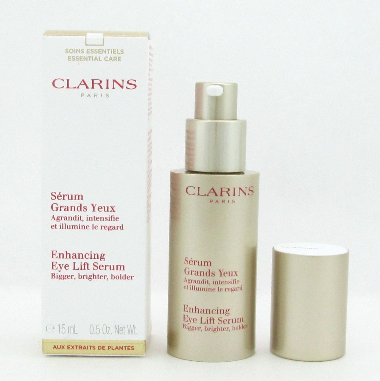 Clarins Enhancing Eye Lift Serum 0.5 oz/ 15 ml New In Box