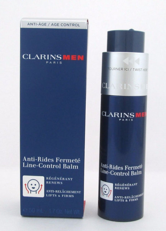 Clarins Men Line Control Balm 50 ml./1.7 oz New Pack. *Damaged Box