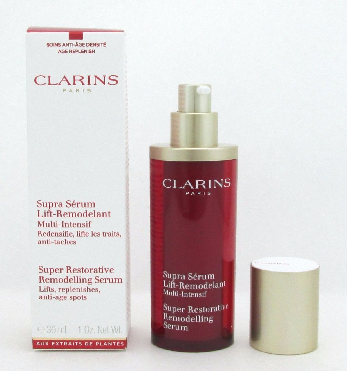 Clarins Super Restorative Remodelling Serum 1.0 oz/30 ml *Damaged Box