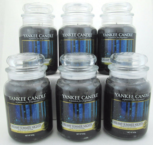 Yankee Candle Dreamy Summer Nights 22 oz/ 623 g Large Lot of 6