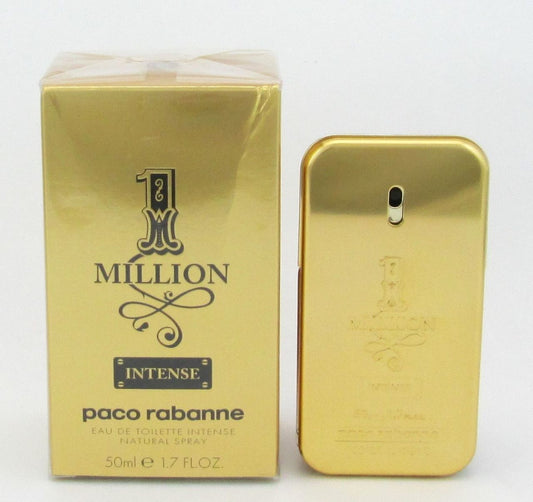 1 Million Intense by Paco Rabanne EDT Spray for Men 1.7oz*Damaged Box