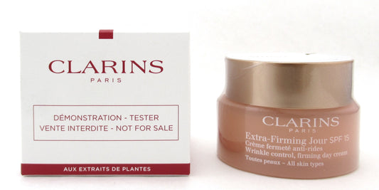 Clarins Extra-Firming Jour SPF 15 Firming Day Cream All Skin Types 50 ml./ 1.7 oz. New Tester