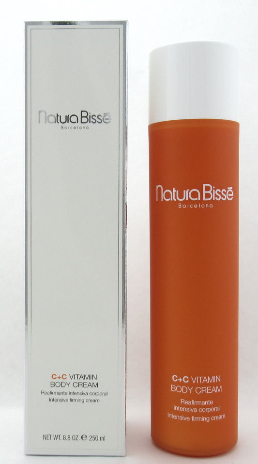 Natura Bisse C+C Vitamin Body Cream 8.8 oz./ 250 ml. New In Retail Box