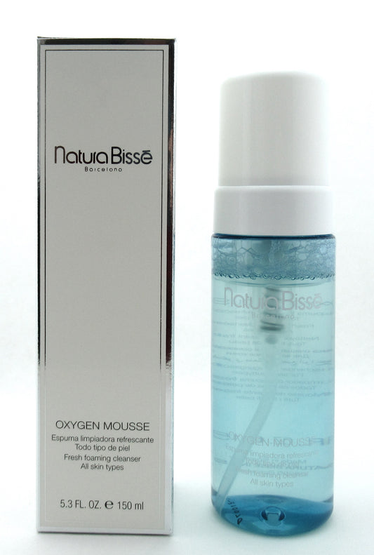 Natura Bisse Oxygen Mousse Fresh Foaming Cleanser All Skin Types 5.3 oz./ 150 ml. Brand new. Comes in retail box. Batch number may vary.