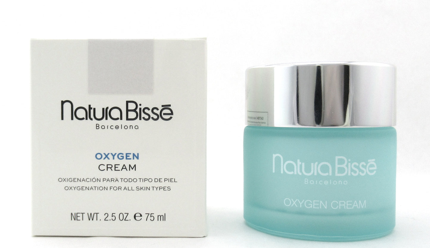 Natura Bisse Oxygen Cream All Skin Types 2.5 oz./ 75 ml. New In Retail Box