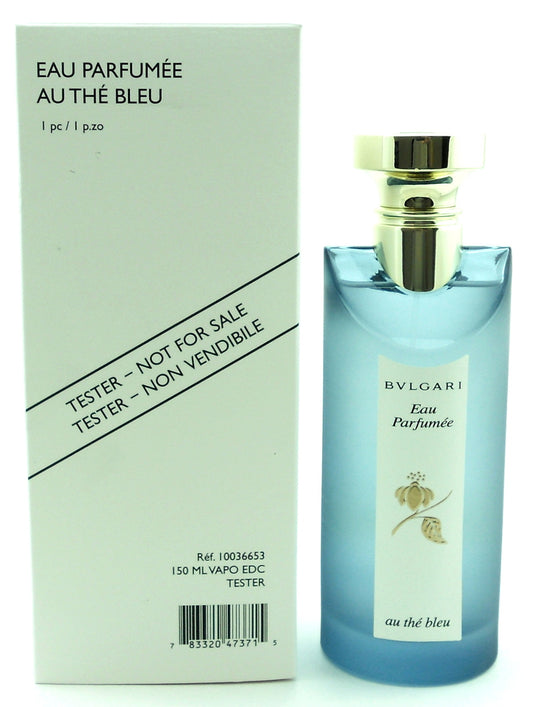 Bvlgari Eau Parfumee Au The Bleu Eau De Cologne Spray 5.0 oz Tester with Cap
