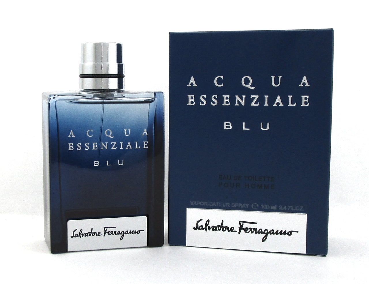 Acqua Essenziale BLU Cologne by Salvatore Ferragamo 3.4 oz. EDT Spray for Men New Sealed