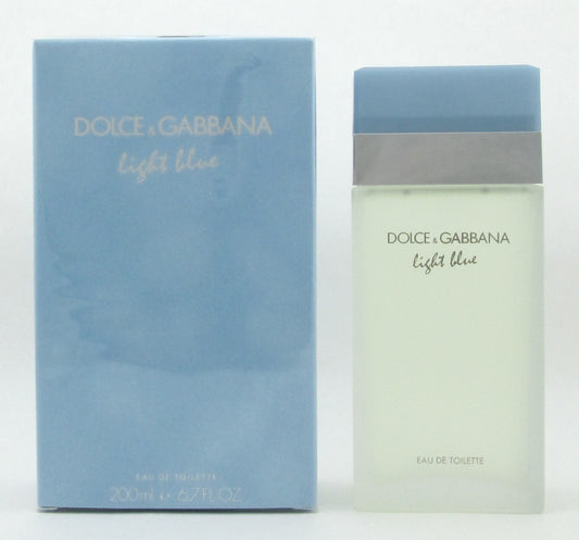 Light Blue by Dolce & Gabbana, 6.7 oz. EDT Spray for Women. NEW DAMAGED Box