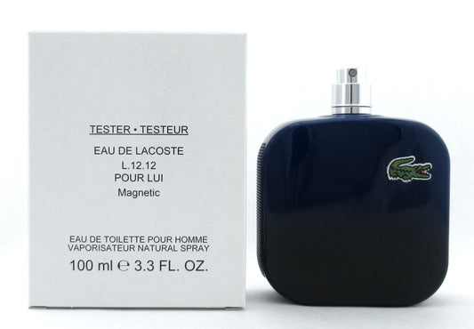 Eau de Lacoste L.12.12 Pour Lui Magnetic EDT Spray for Men 100 ml./ 3.3 oz. New Tester