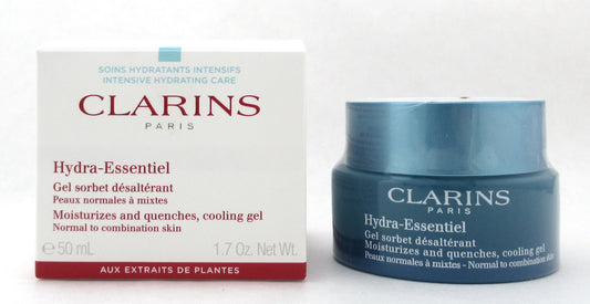 Clarins Hydra-Essentiel Moisturizes and Quenches Cooling Gel 1.7 oz. New In Box