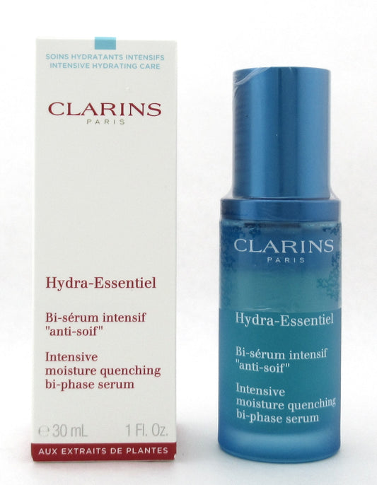 Clarins Hydra-Essentiel Intensive Moisture Quenching Bi-Phase Serum 30 ml./ 1.0 oz. New