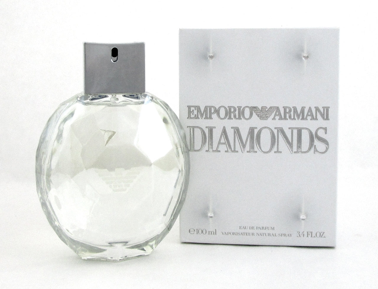 Emporio Armani Diamonds Perfume 3.4 oz. EDP Spray for Women. NEW. NO Cellophane.