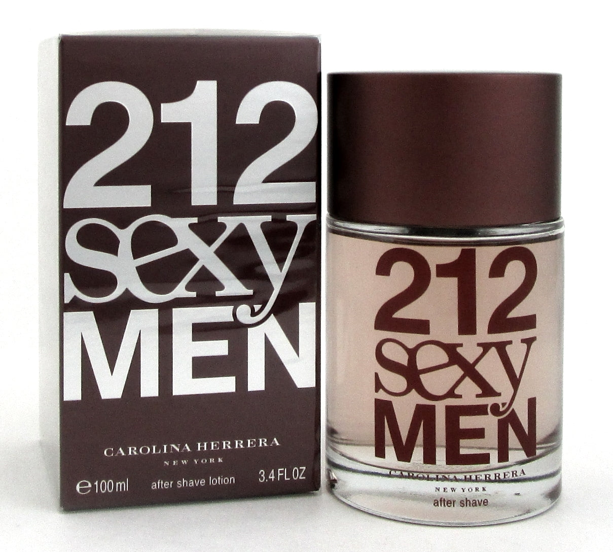 212 SEXY MEN by Carolina Herrera After Shave Lotion 3.4 oz. Splash. New Sealed box.