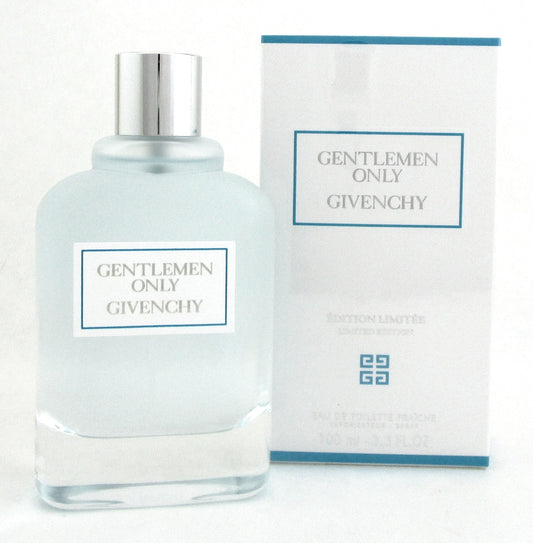 GIVENCHY GENTLEMEN ONLY FRAICHE  3.3oz/100ml EDT Men Spray Limited Edition NIB