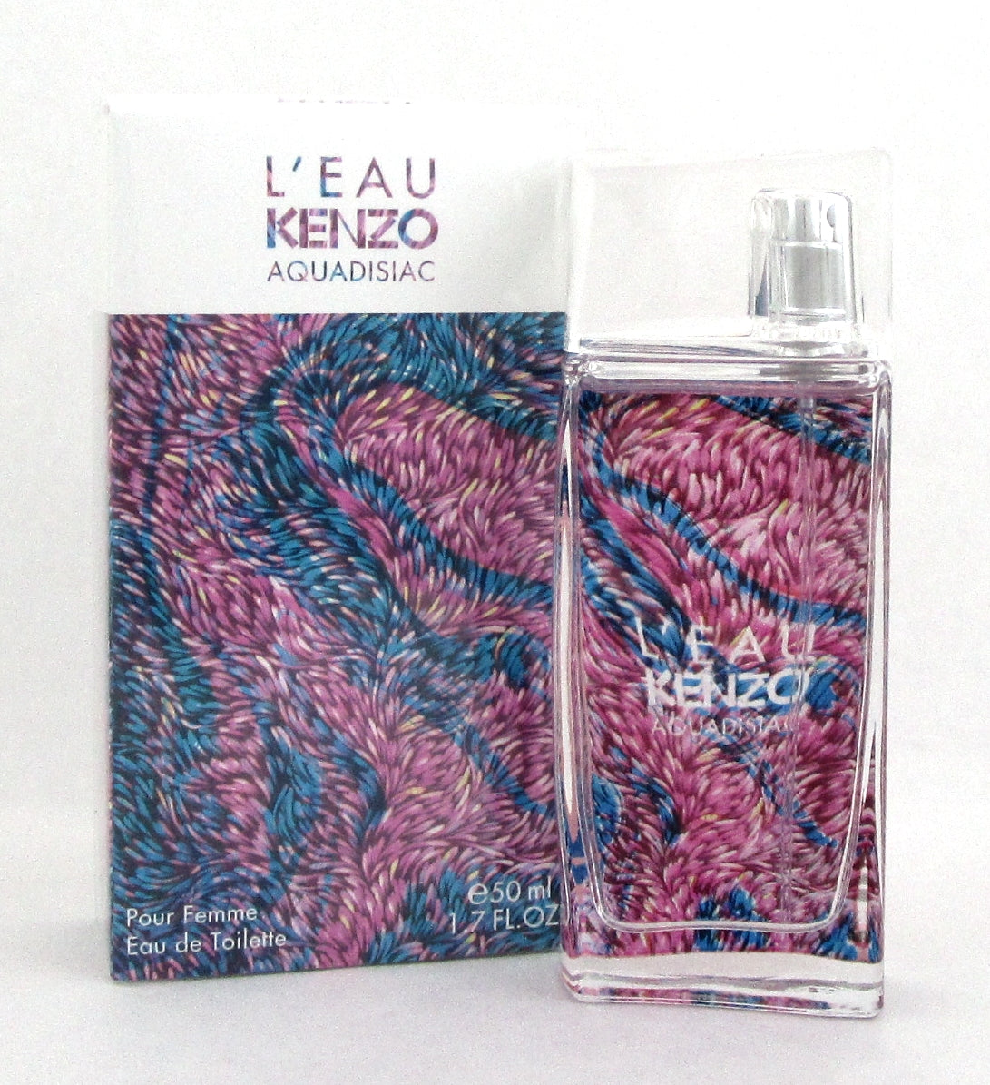 L'Eau Kenzo AQUADISIAC by Kenzo 1.7oz.Eau de Toilette Spray for Women NIB Sealed
