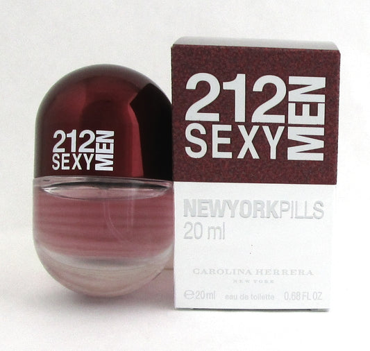 212 SEXY MEN Cologne by Carolina Herrera 0.68 oz./ 20 ml. EDT Spray New in box