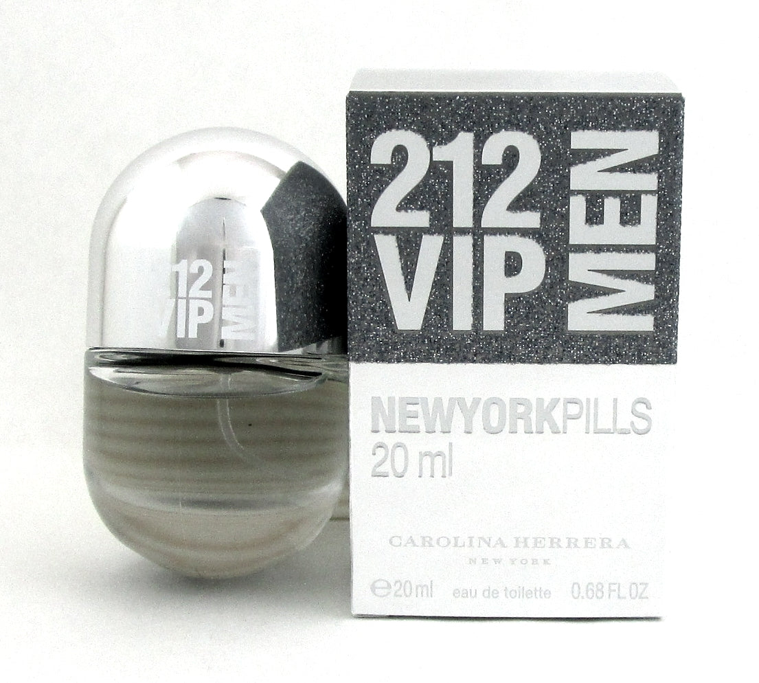212 VIP MEN Cologne by Carolina Herrera 0.68 oz./ 20 ml. EDT Spray New in box
