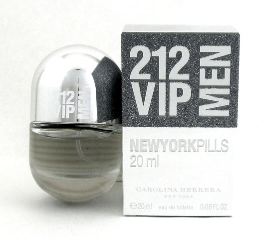 212 VIP MEN Cologne by Carolina Herrera 0.68 oz./ 20 ml. EDT Spray New in box