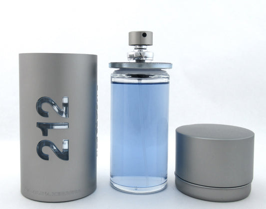212 Men NYC Carolina Herrera Eau De Toilette Spray 100 ml./ 3.4 oz. Tester/NO BOX LOWFILL Bottle
