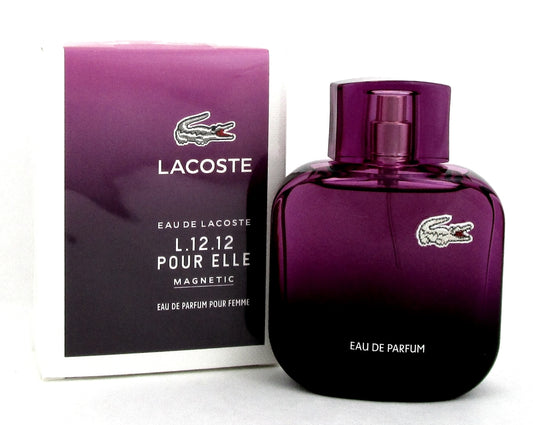 Lacoste Eau De Lacoste L.12.12 Pour Elle Magnetic Women's EDP Spray 2.7 oz. NIB
