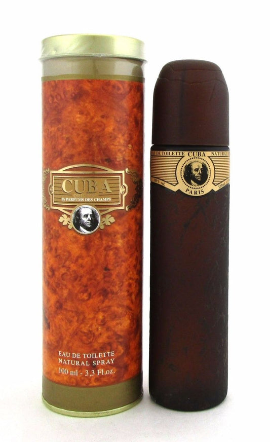 Cuba Gold by Cuba Eau de Toilette Spray 3.3oz./100ml. for Men Sealed