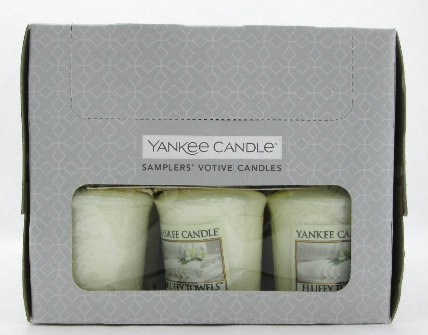 Yankee Candle Fluffy Towels Scent Lot of 18 Votive Candles. Brand new in Box.