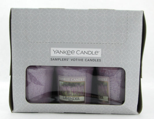 Yankee Candle Lavender Scent Lot of 18 Votive Candles. Brand new in Box.