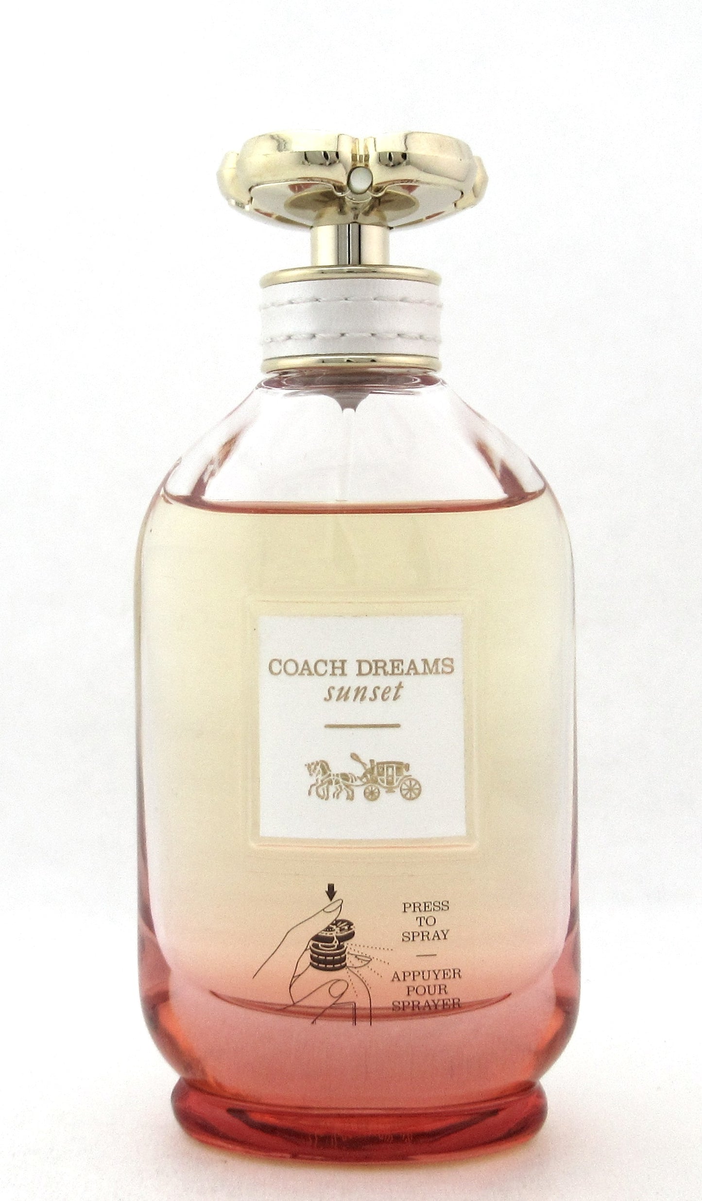 Coach Dreams Sunset by Coach Eau De Parfum Spray 90 ml./ 3.0 oz. Tester NO BOX Lower Fragrance Level