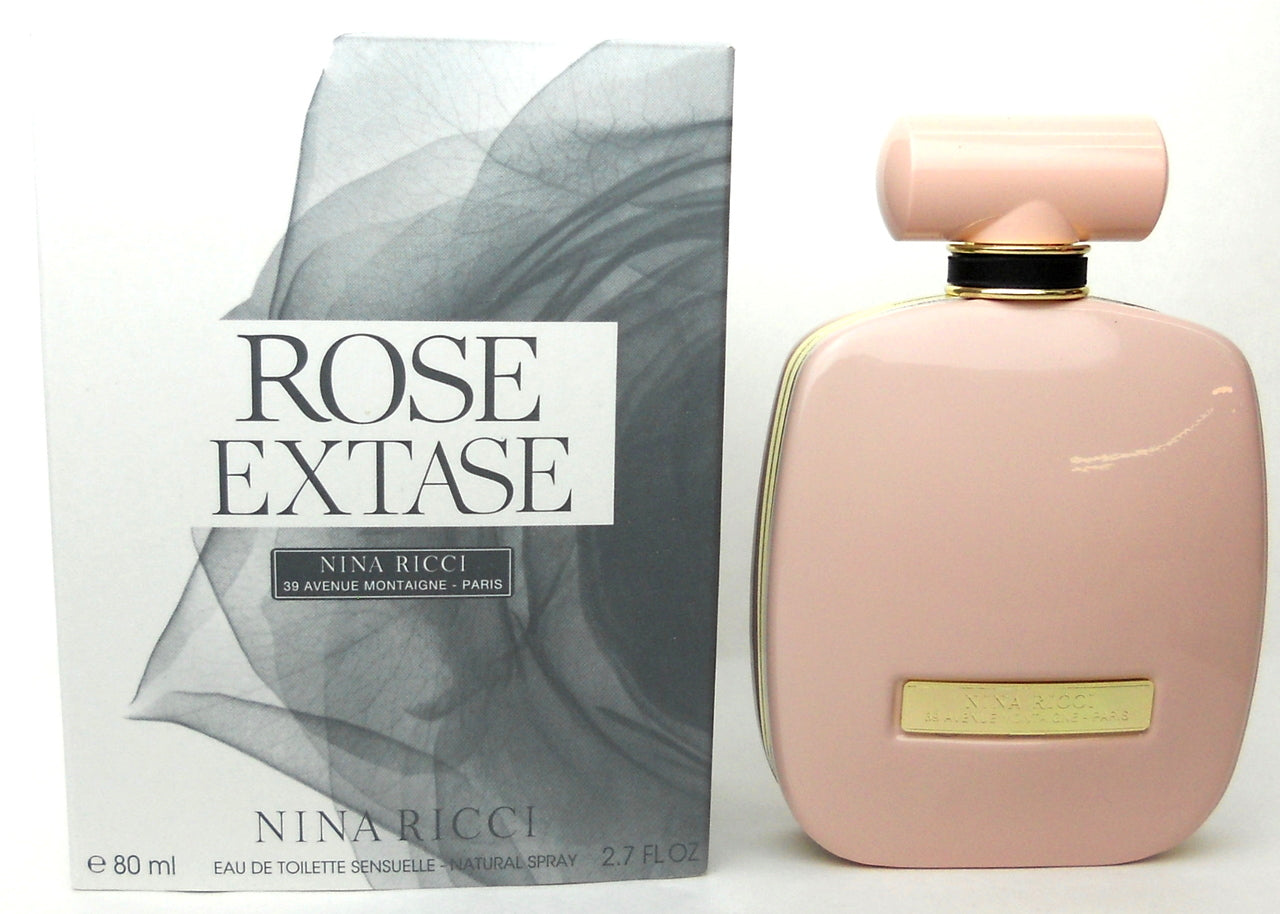 Rose Extase by Nina Ricci Perfume 2.7 oz.Eau de Toilette Sensuelle Spray. Tester.