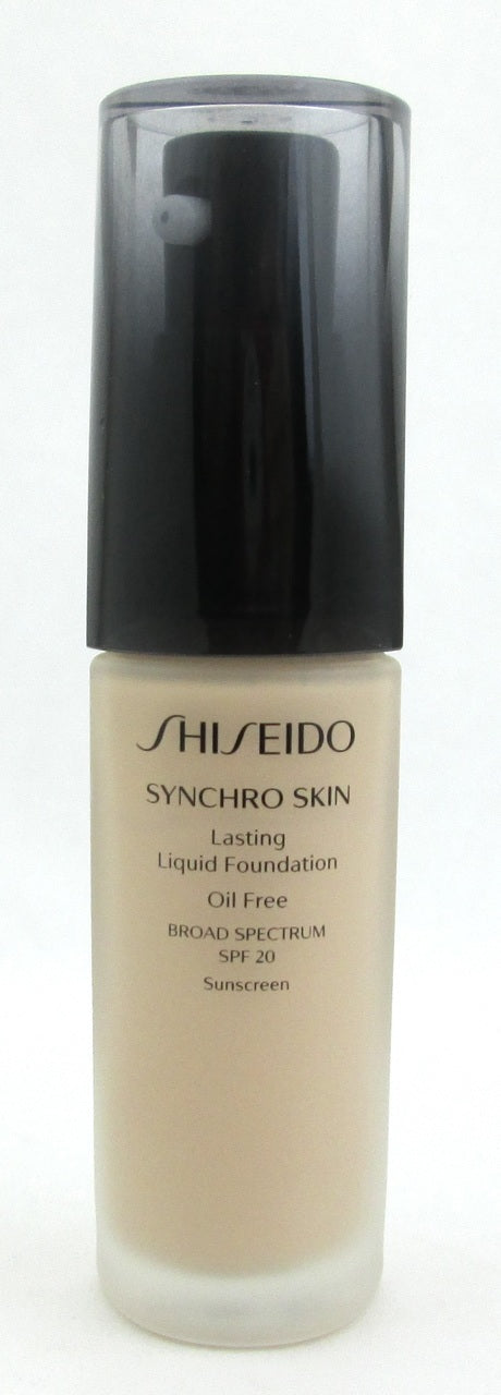 Shiseido Synchro Skin Lasting Liquid Foundation Oil Free Broad Spectrum SPF 20 Sunscreen (Neutral 2) 30 ml./ 1.0 oz. NIB